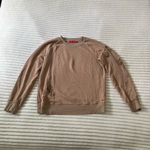 n:Philanthropy Distressed Sweatshirt